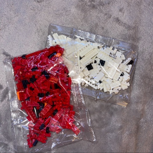 Nike/ Air Jordan red/white/ black building set mini block air super sneakers - Picture 3 of 4